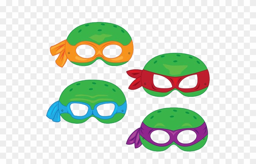 Detail Ninja Turtle Masks Template Nomer 29