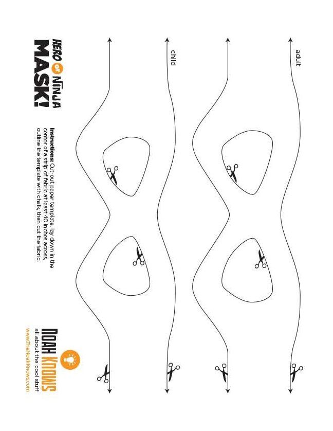 Detail Ninja Turtle Masks Template Nomer 5