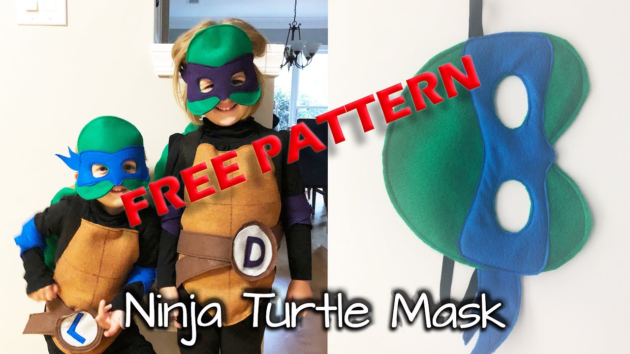 Detail Ninja Turtle Masks Template Nomer 43