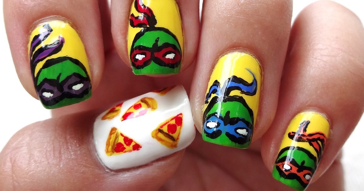 Detail Ninja Turtle Nail Art Nomer 20