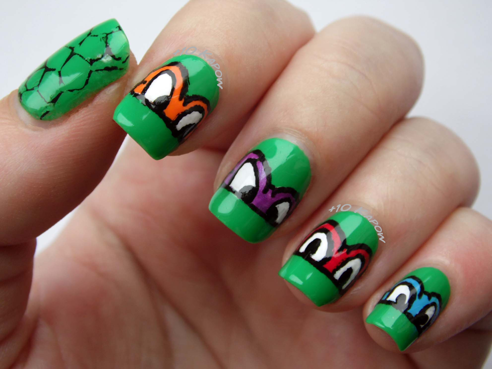 Detail Ninja Turtle Nail Design Nomer 2