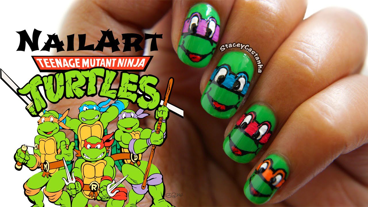 Detail Ninja Turtle Nail Design Nomer 3