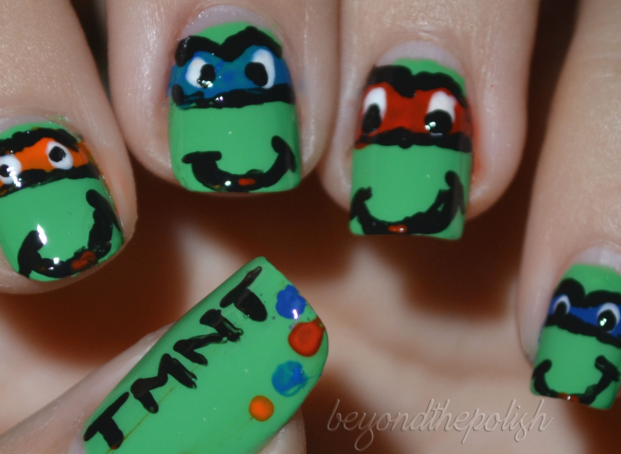 Detail Ninja Turtle Nail Design Nomer 22