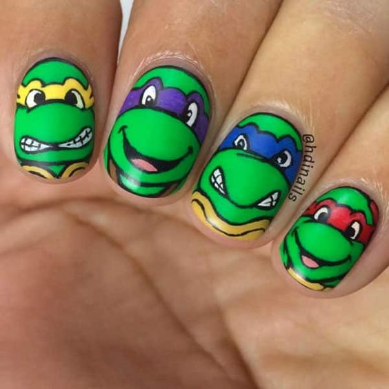 Detail Ninja Turtle Nails Nomer 46