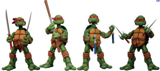 Detail Ninja Turtle Names And Weapons Nomer 6