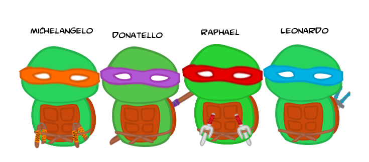 Detail Ninja Turtle Names And Weapons Nomer 7