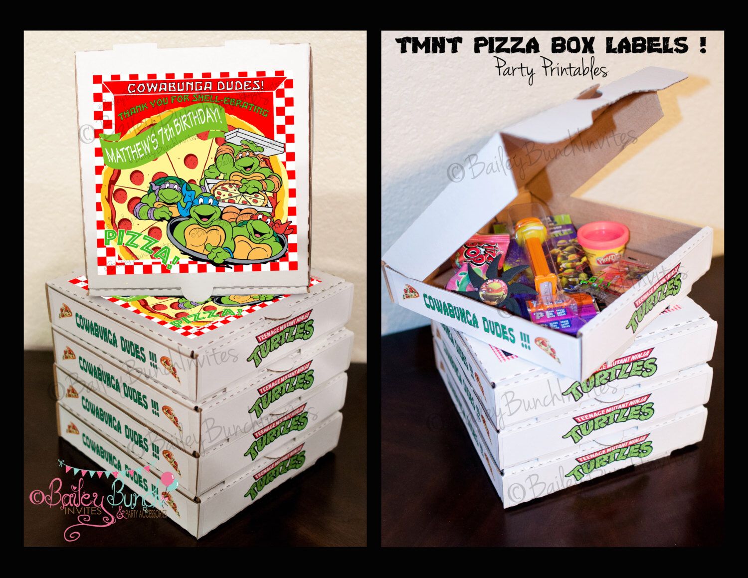 Detail Ninja Turtle Pizza Box Labels Nomer 5