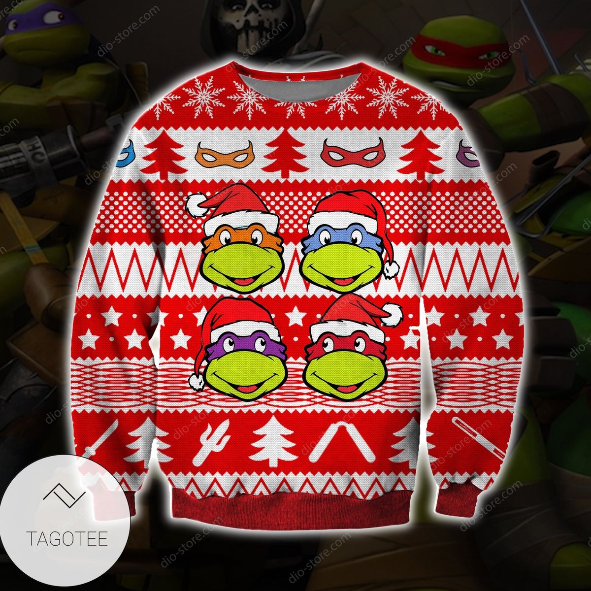 Detail Ninja Turtle Santa Hat Nomer 56