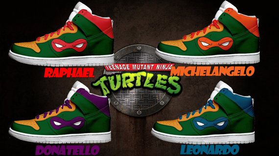 Detail Ninja Turtle Shoes Nike Nomer 46