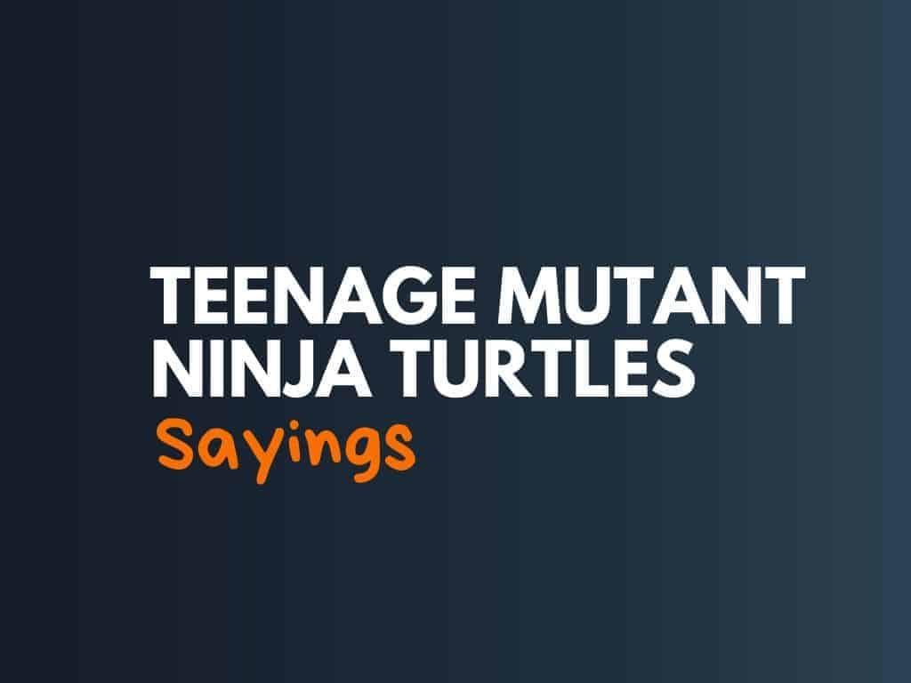 Detail Ninja Turtle Slogans Nomer 10