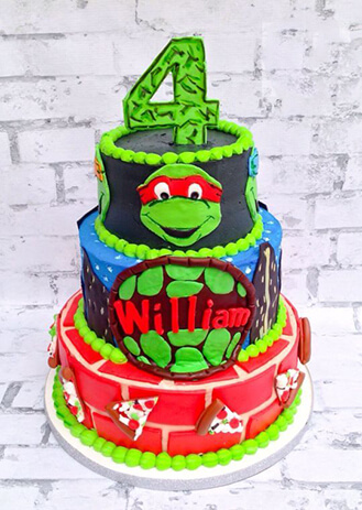 Detail Ninja Turtle Tier Cake Nomer 3