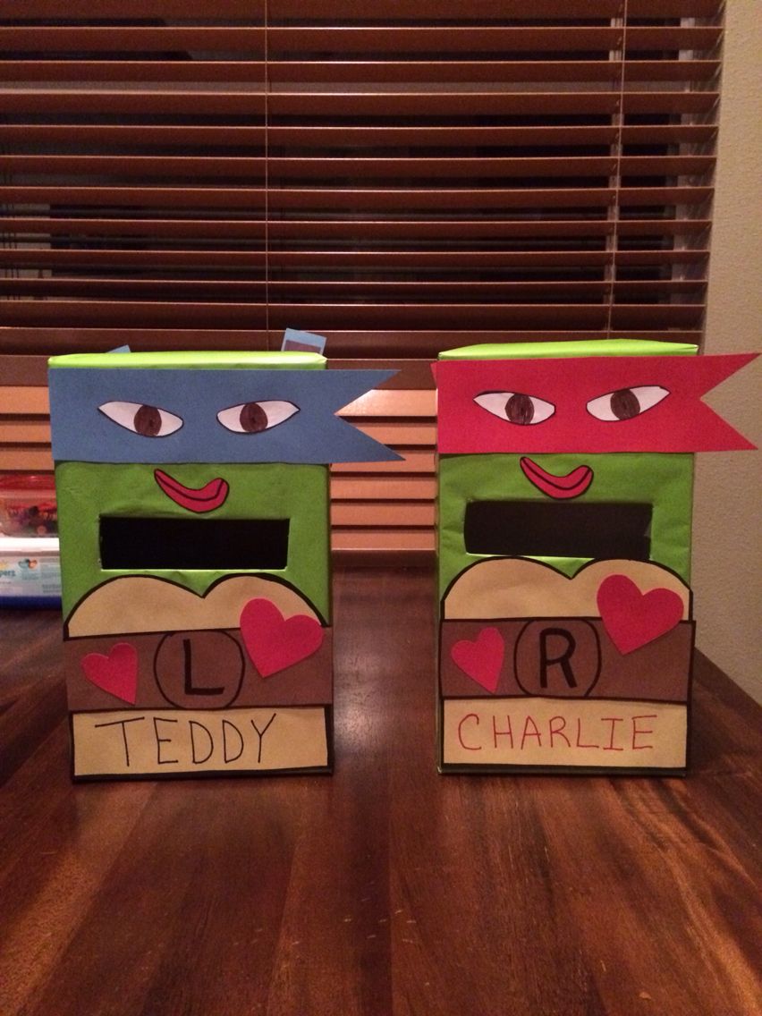 Ninja Turtle Valentines Day Box - KibrisPDR