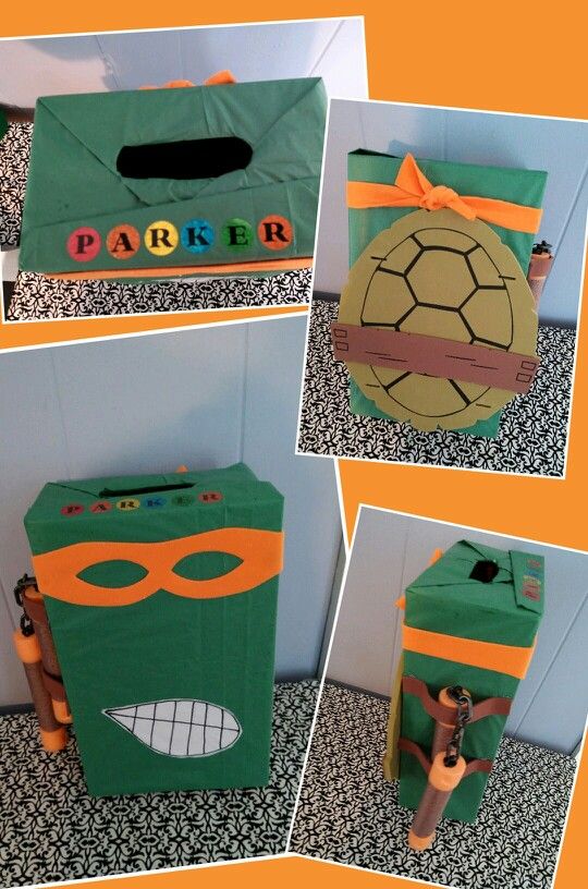 Detail Ninja Turtle Valentines Day Box Nomer 5