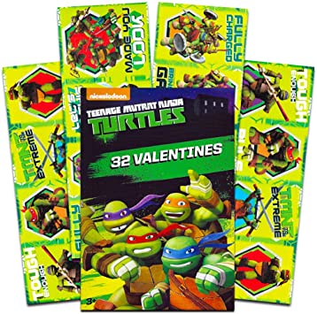 Ninja Turtle Valentines Day Card - KibrisPDR