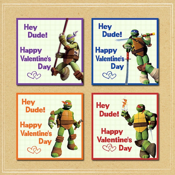 Detail Ninja Turtle Valentines Day Card Nomer 5