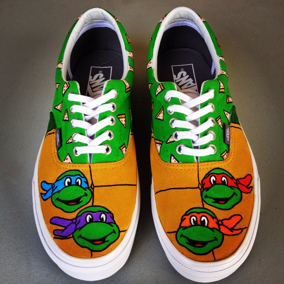Ninja Turtle Vans Shoes - KibrisPDR
