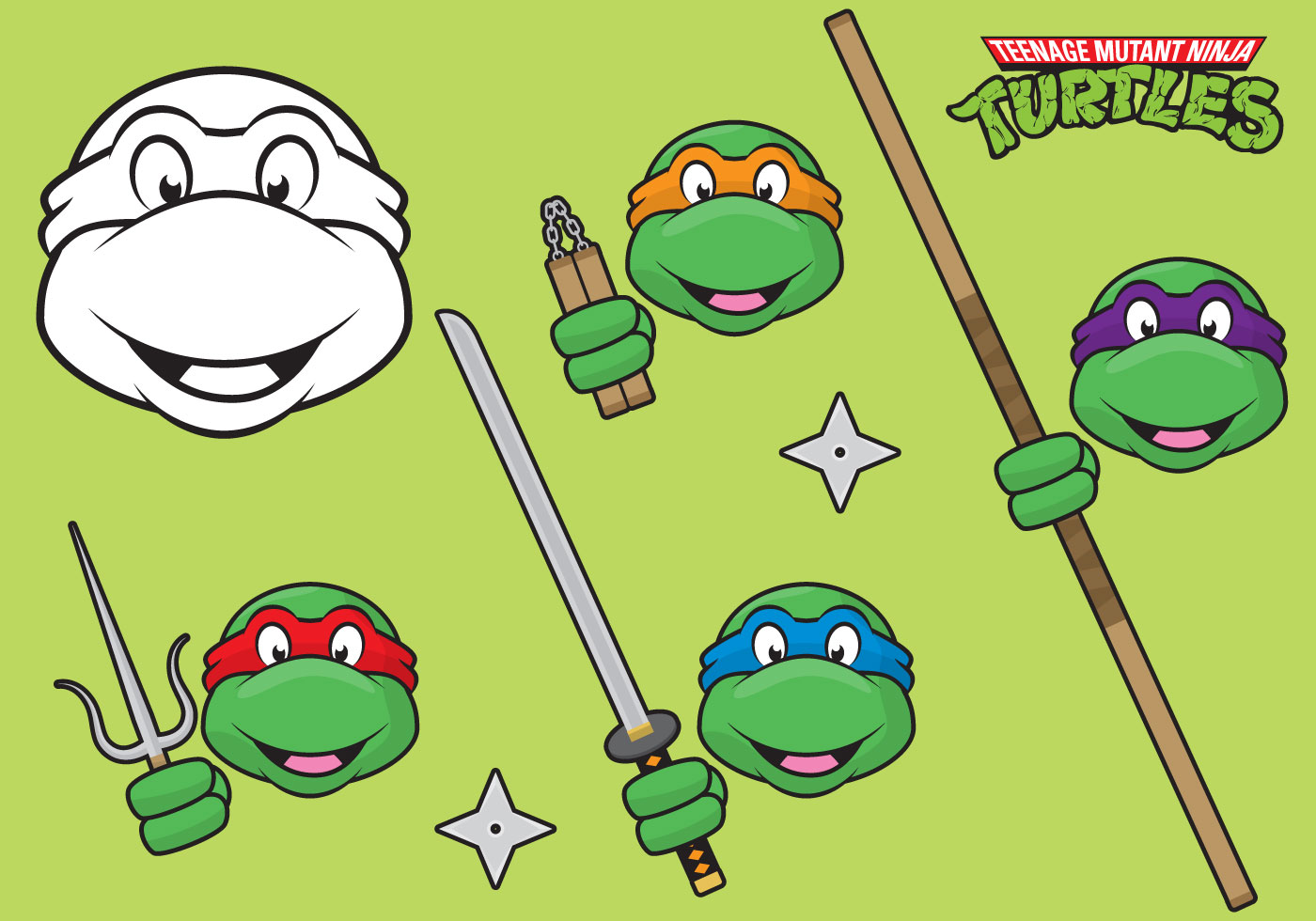 Detail Ninja Turtle Vector Nomer 15