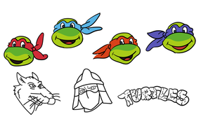 Detail Ninja Turtle Vector Nomer 9