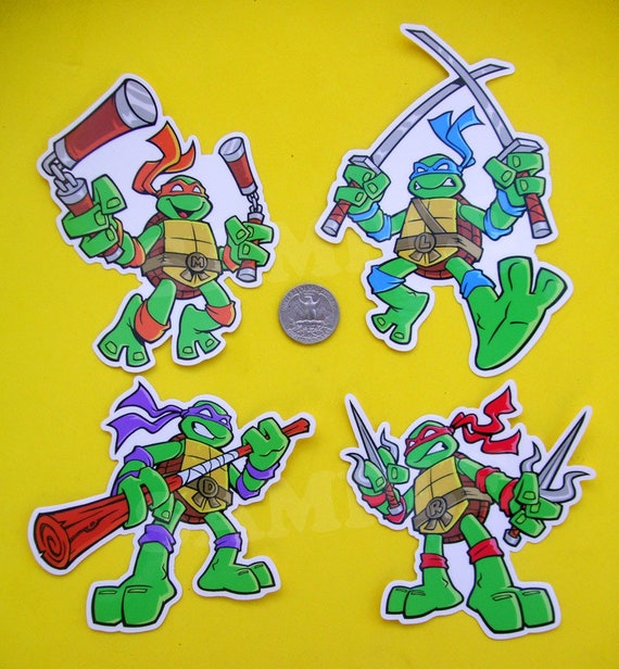 Detail Ninja Turtle Vinyl Stickers Nomer 40