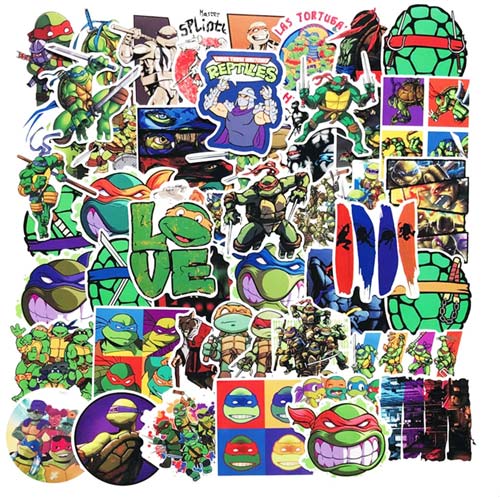 Detail Ninja Turtle Vinyl Stickers Nomer 42