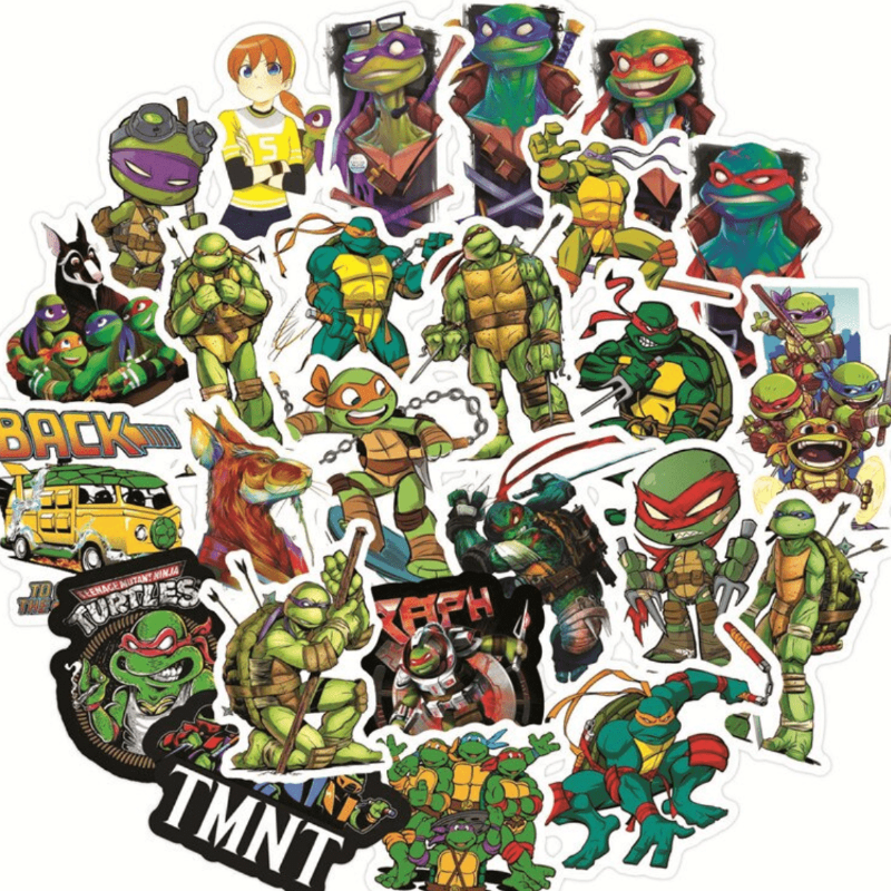 Detail Ninja Turtle Vinyl Stickers Nomer 49