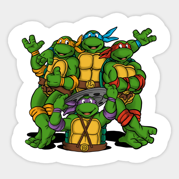 Detail Ninja Turtle Vinyl Stickers Nomer 7