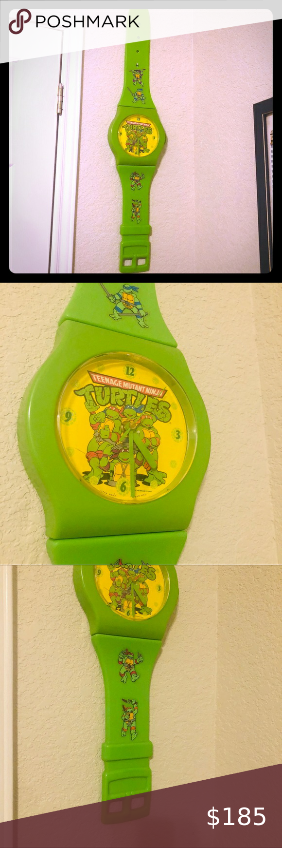 Detail Ninja Turtle Wall Clock Nomer 35