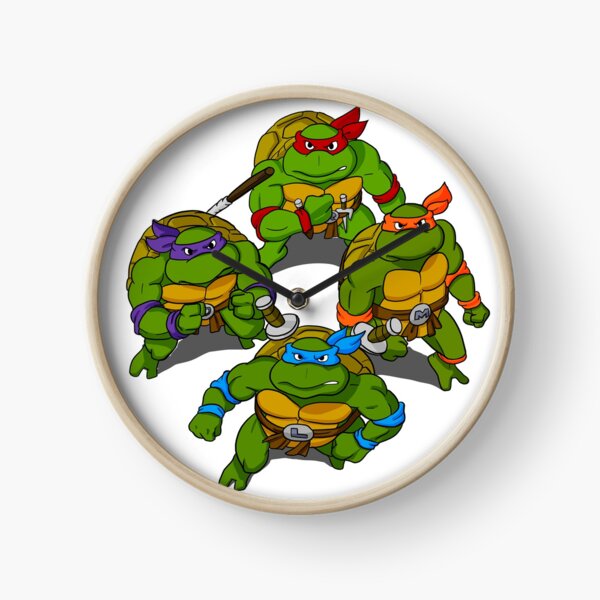 Detail Ninja Turtle Wall Clock Nomer 38