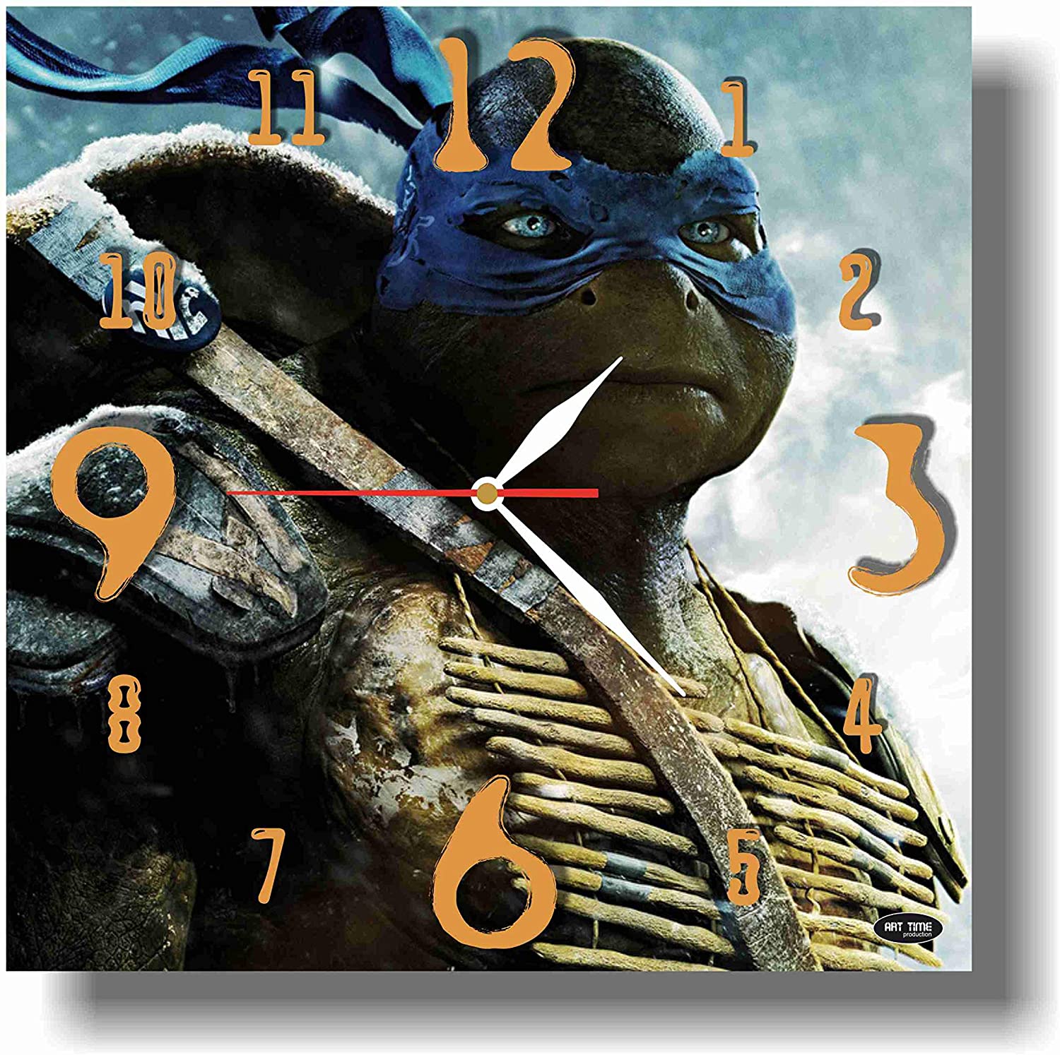 Detail Ninja Turtle Wall Clock Nomer 47
