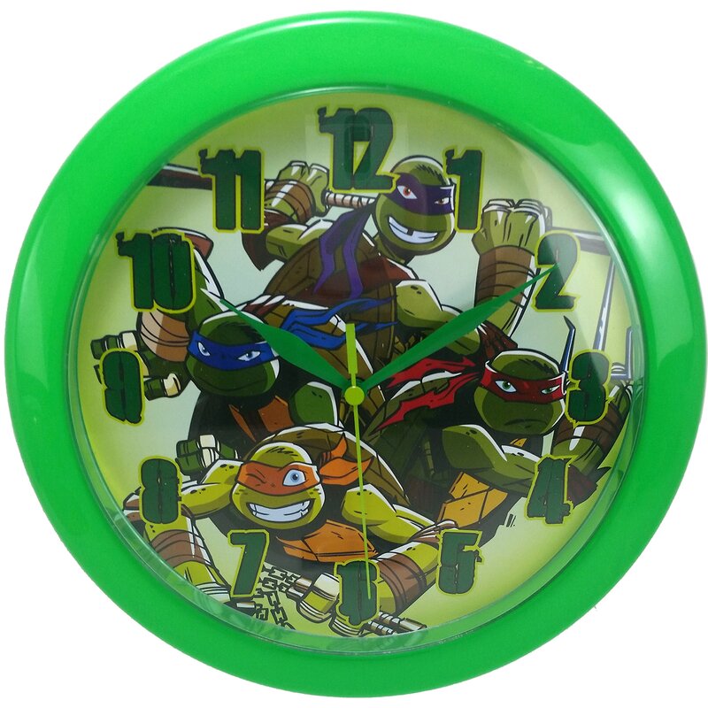Detail Ninja Turtle Wall Clock Nomer 49