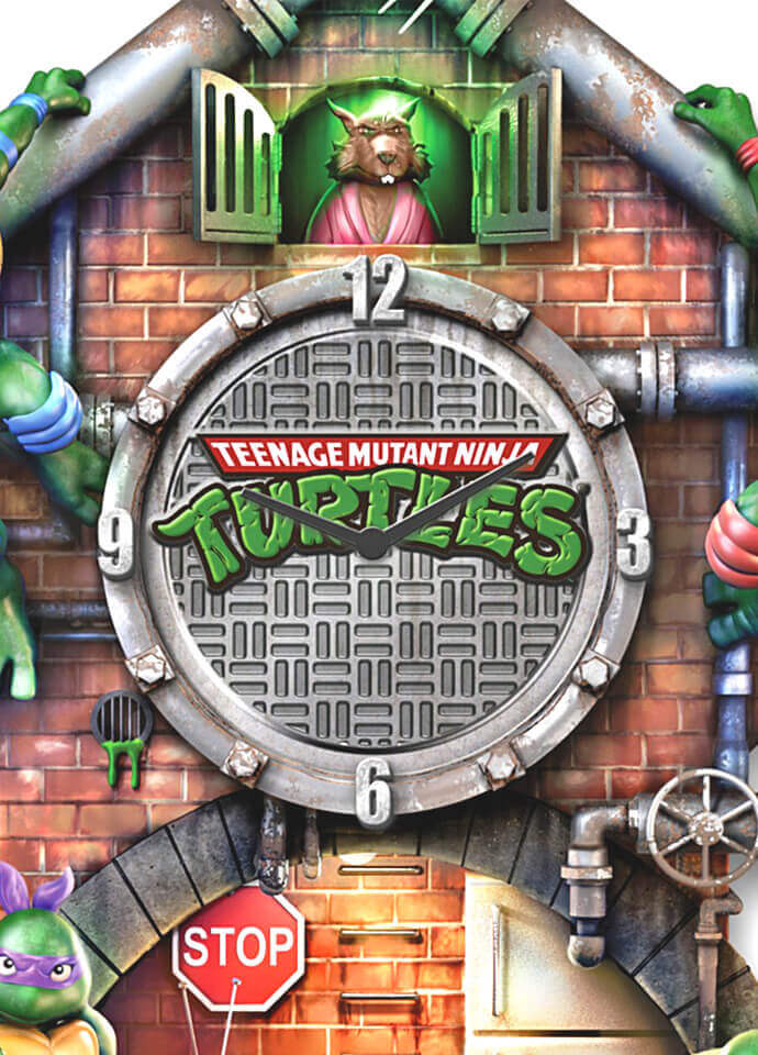 Detail Ninja Turtle Wall Clock Nomer 50