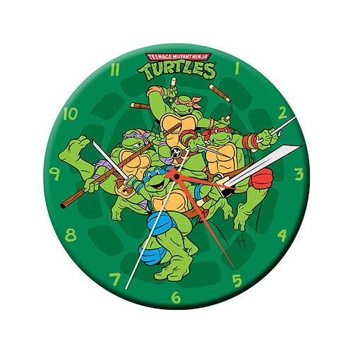 Detail Ninja Turtle Wall Clock Nomer 8