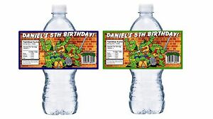 Detail Ninja Turtle Water Bottle Labels Nomer 33