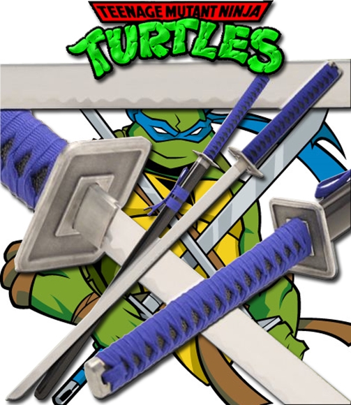 Detail Ninja Turtle Weapons Leonardo Nomer 4