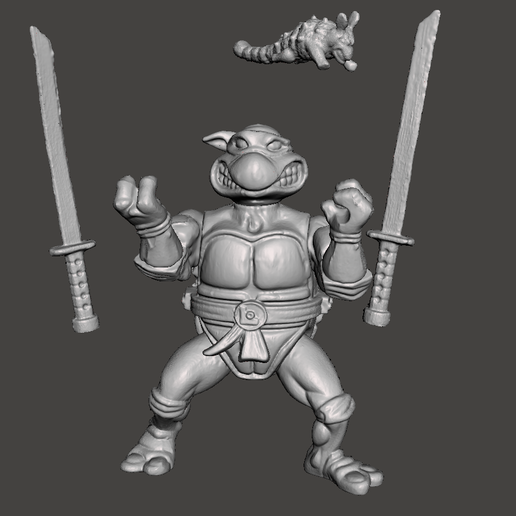 Detail Ninja Turtle Weapons Leonardo Nomer 55