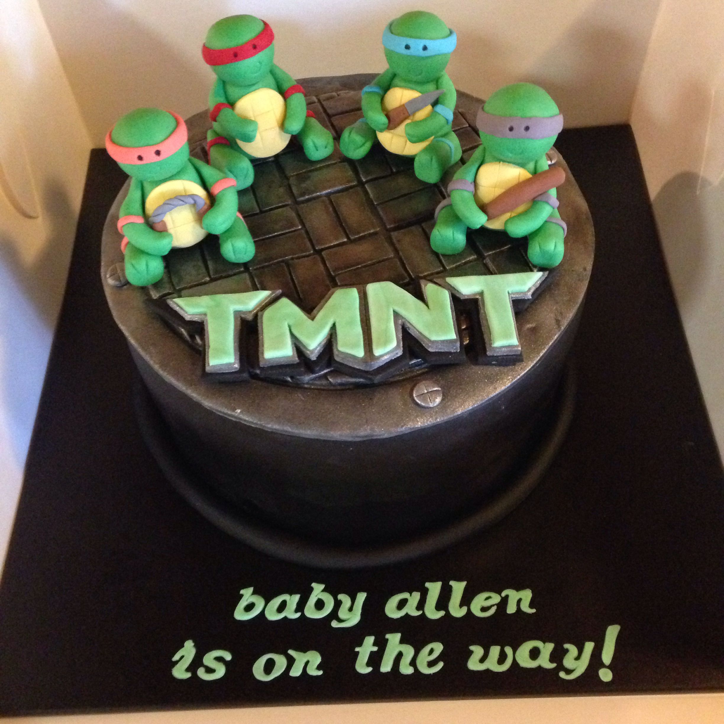 Detail Ninja Turtles Baby Shower Cake Nomer 5