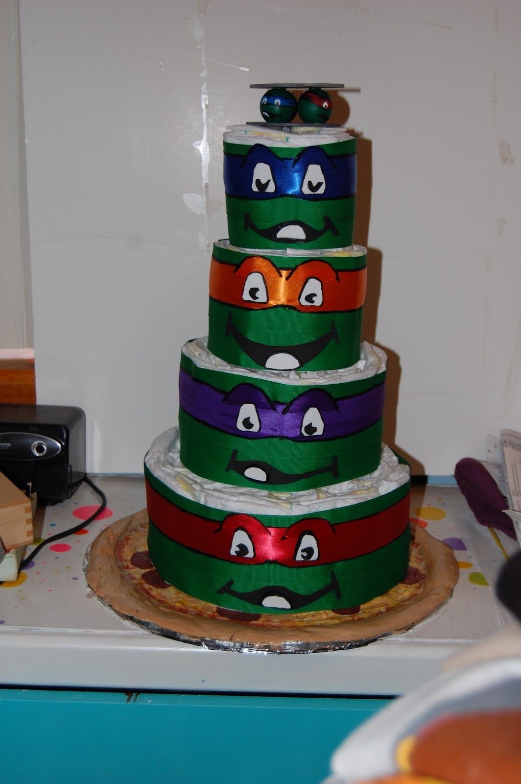 Detail Ninja Turtles Baby Shower Cake Nomer 9