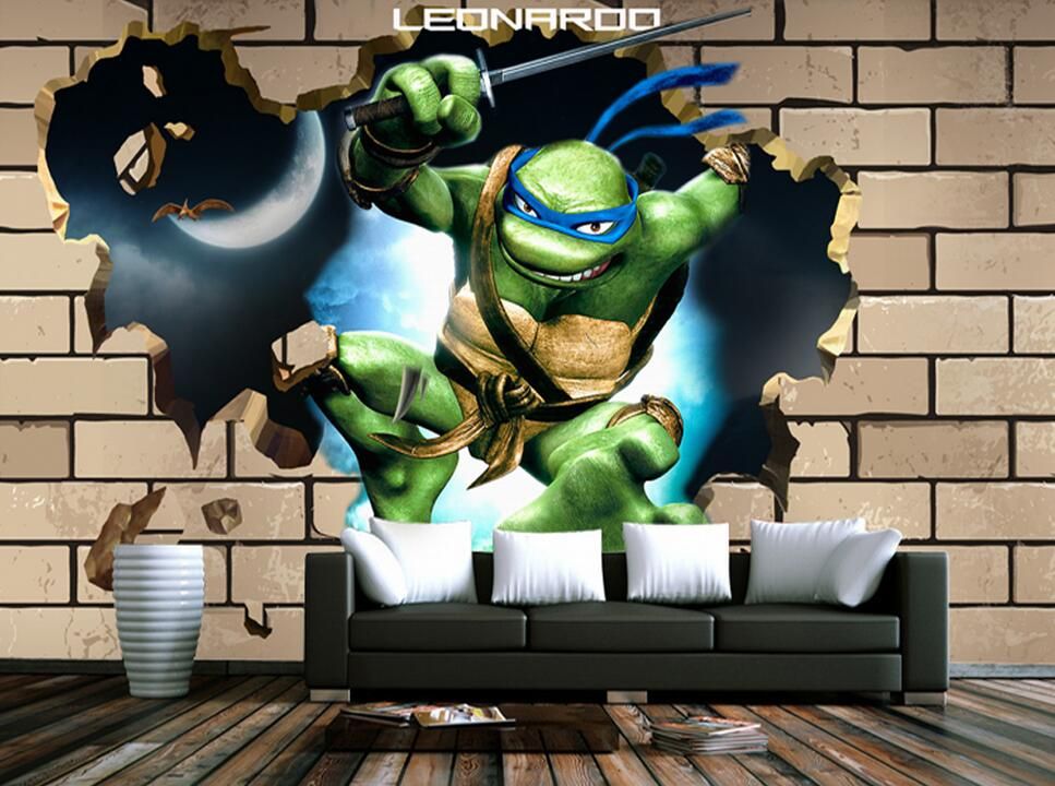 Ninja Turtles Bedroom Wallpaper - KibrisPDR