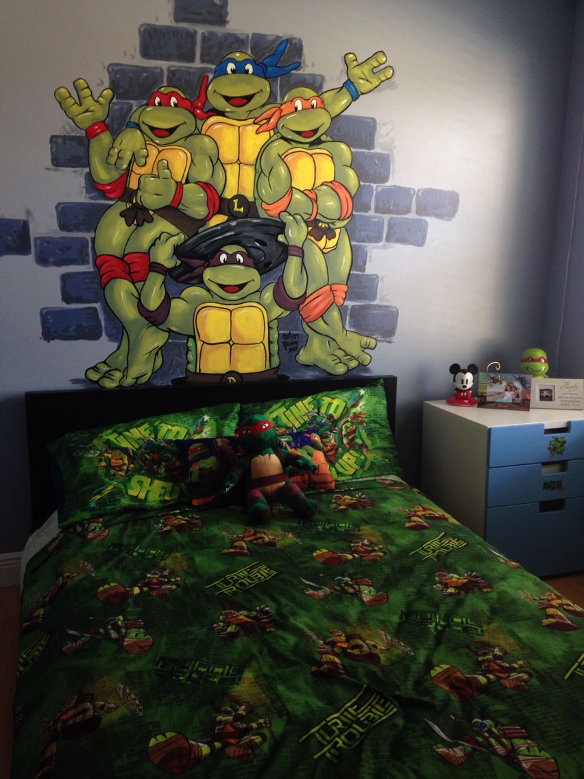 Detail Ninja Turtles Bedroom Wallpaper Nomer 10