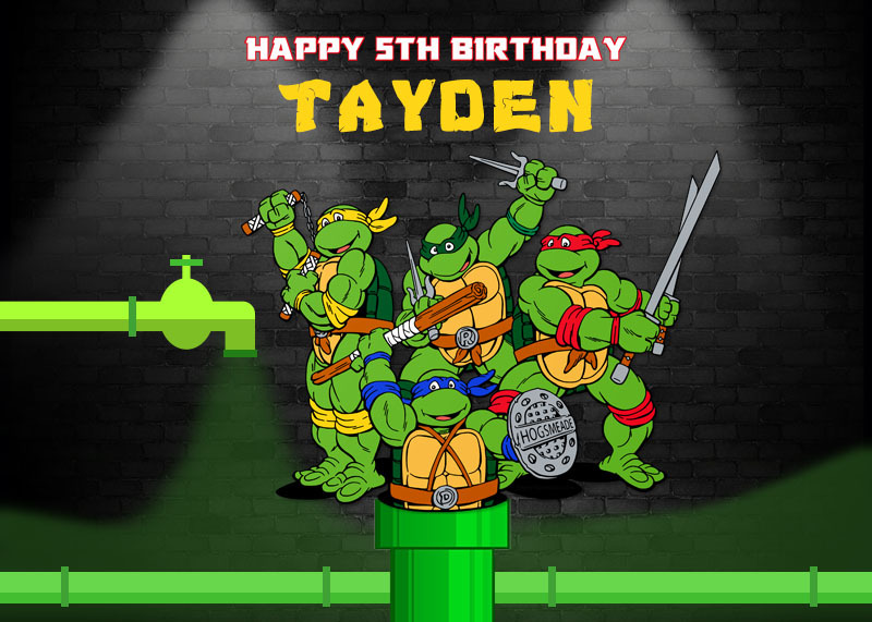 Detail Ninja Turtles Birthday Banner Nomer 43