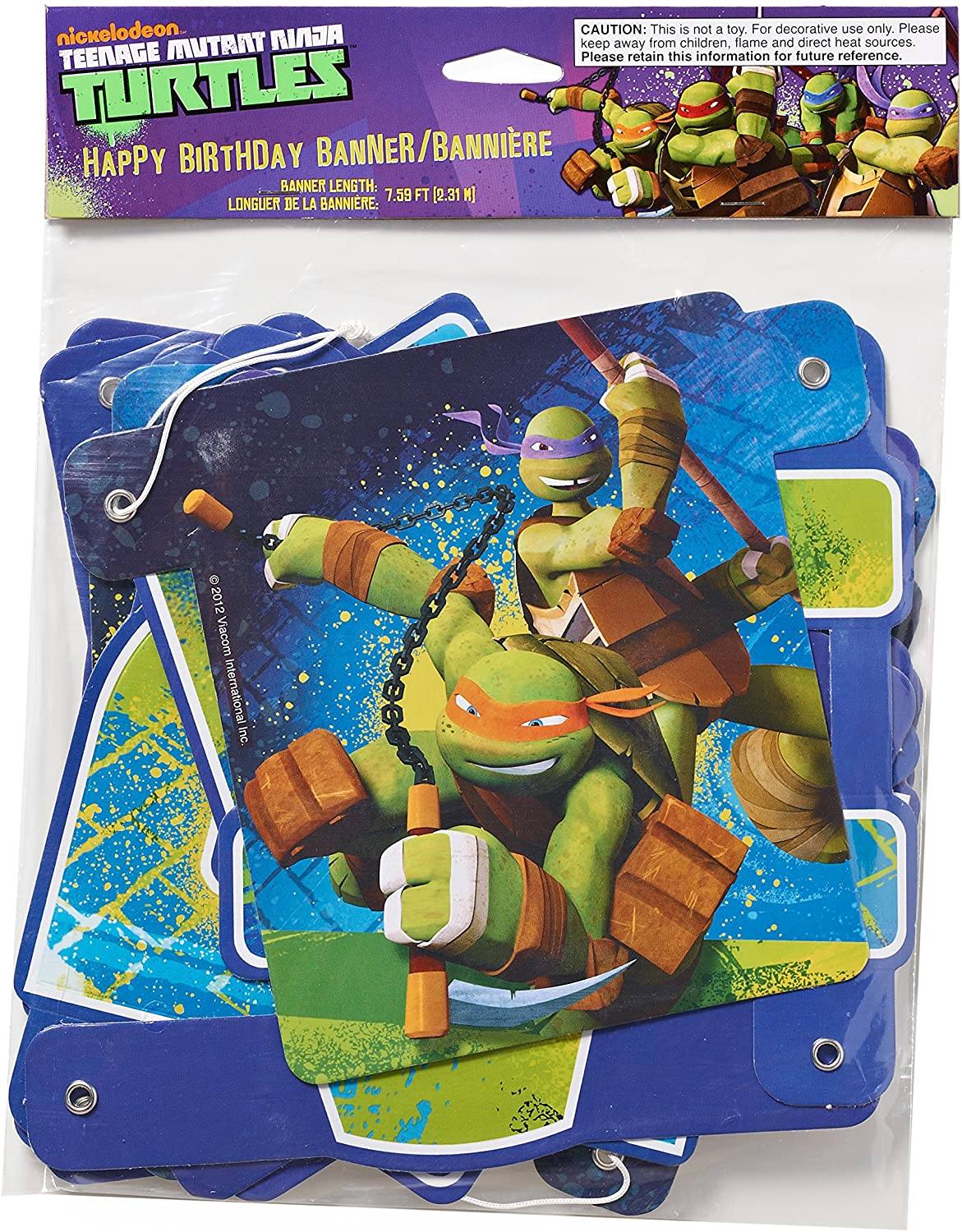 Detail Ninja Turtles Birthday Banner Nomer 44