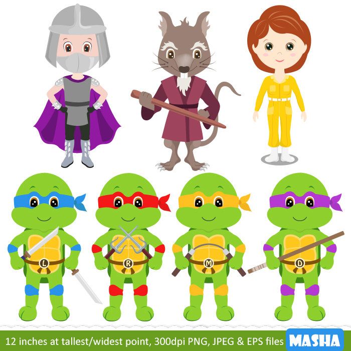 Detail Ninja Turtles Clipart Nomer 41