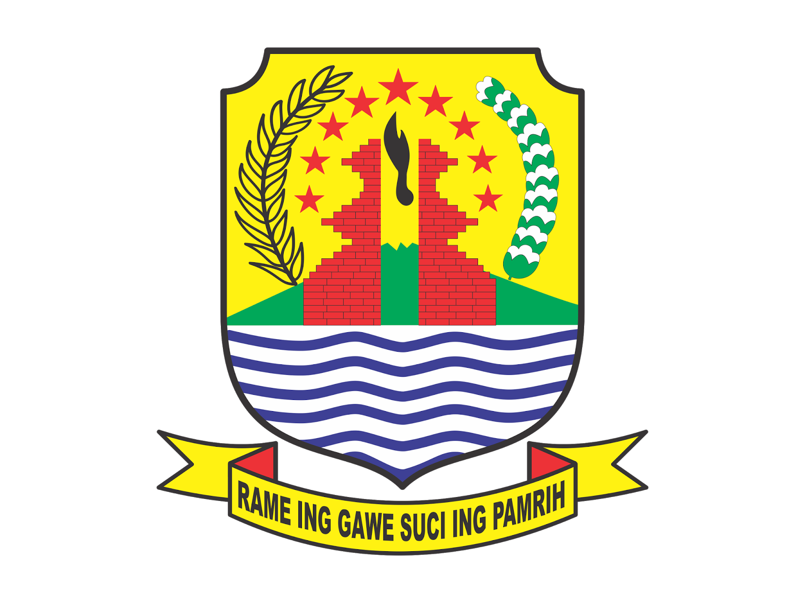 Detail Logo Kabupaten Cirebon Hitam Putih Nomer 7