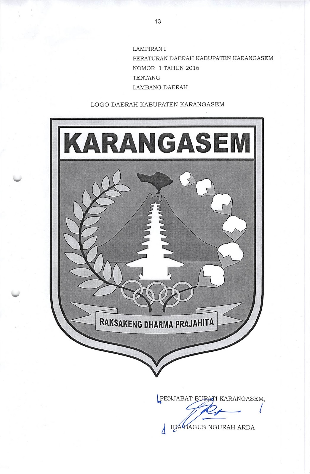 Detail Logo Kabupaten Karangasem Bali Nomer 24