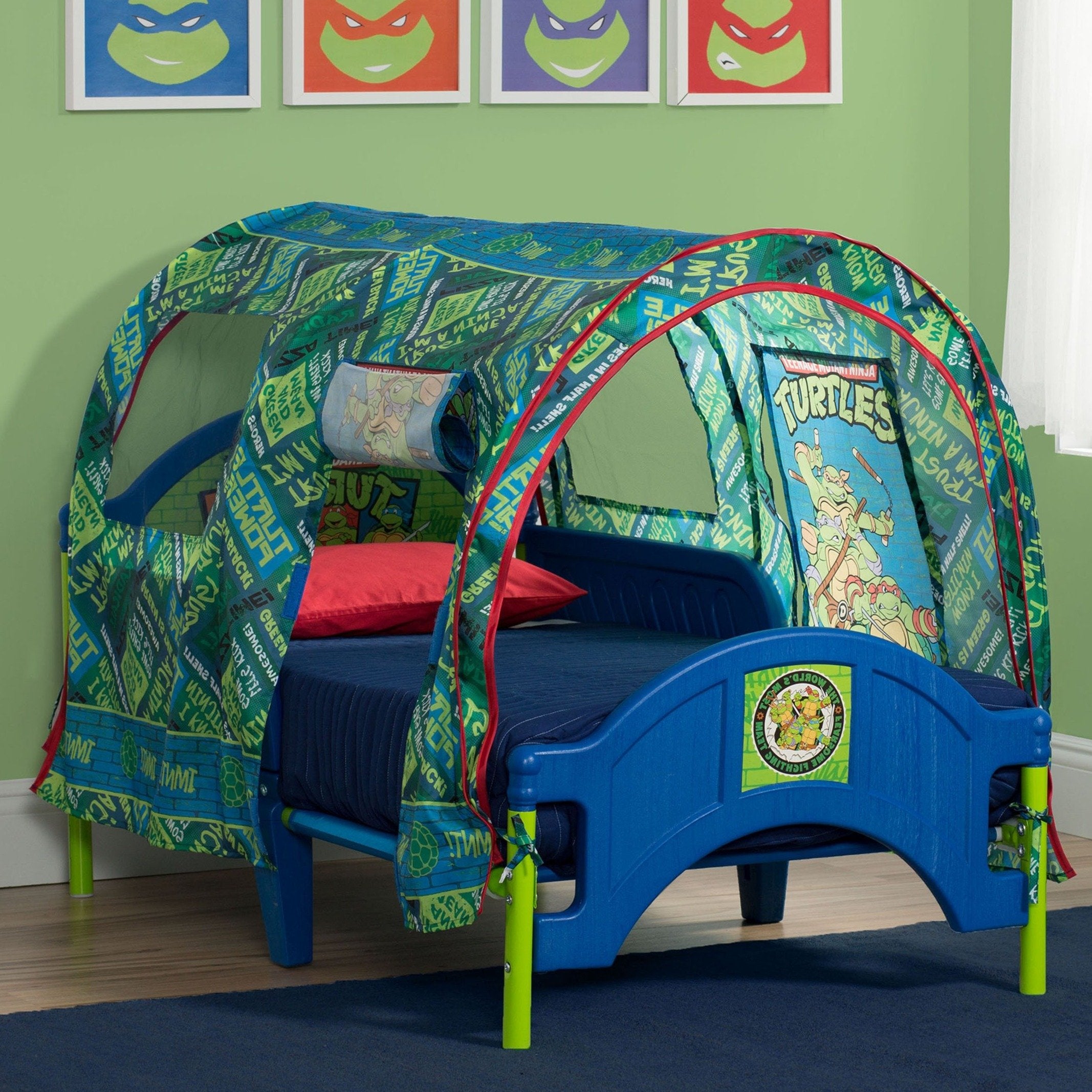 Detail Ninja Turtles Toddler Bed Tent Nomer 3