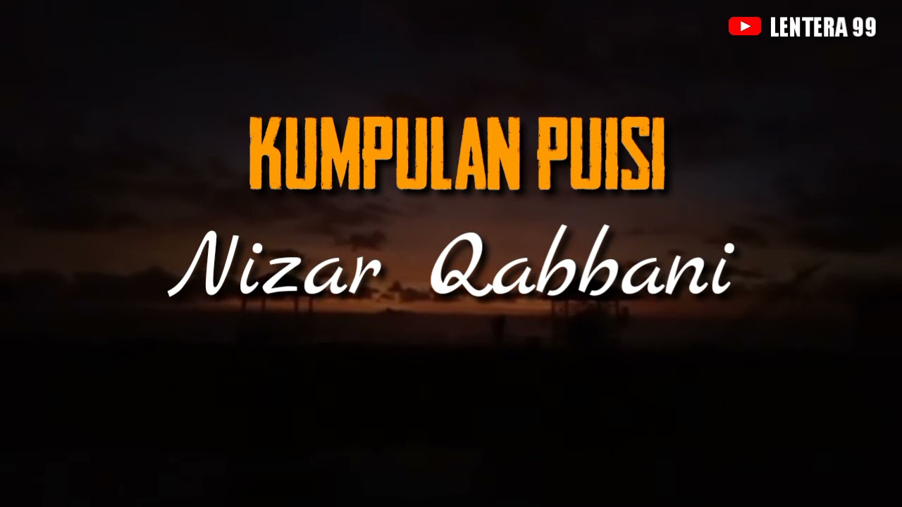 Detail Nizar Qabbani Puisi Nomer 30