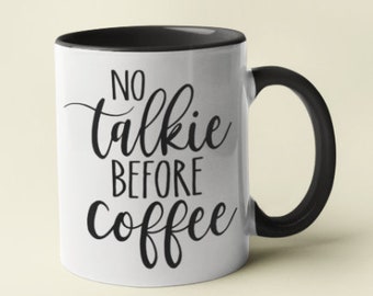 Detail No Coffee No Talkie Mug Nomer 14