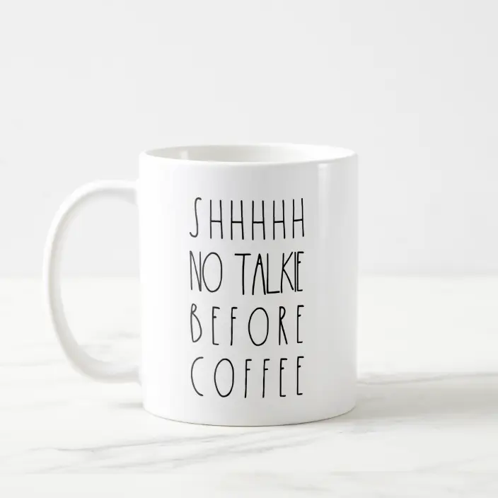 Detail No Coffee No Talkie Mug Nomer 15