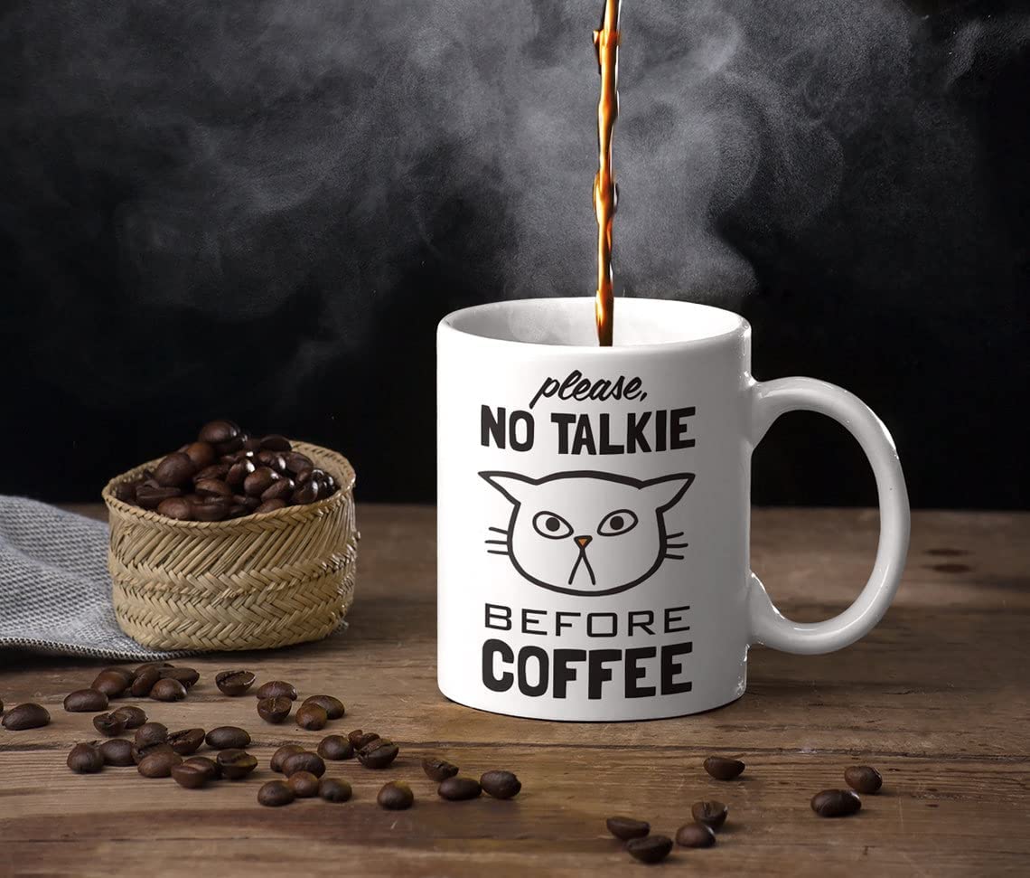 Detail No Coffee No Talkie Mug Nomer 34