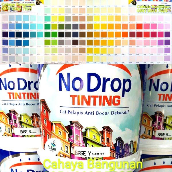 Detail No Drop Warna Biru Nomer 54